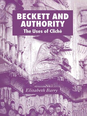 cover image of Beckett and Authority